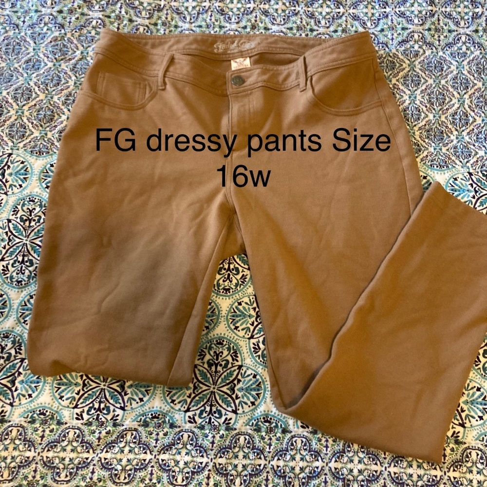 Dressy tan pants